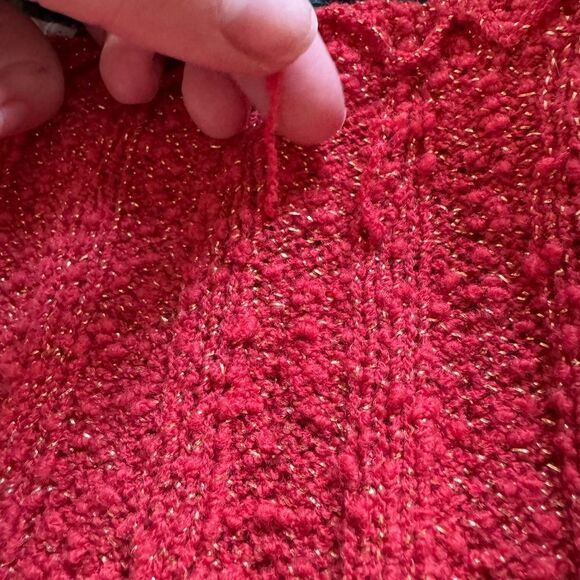 VINTAGE 60s Two Piece Handmade Red Skirt and Top - Picture 8 of 12